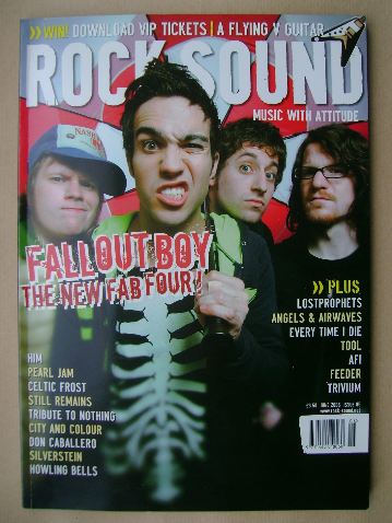 <!--2006-06-->Rock Sound magazine - Fall Out Boy cover (June 2006)