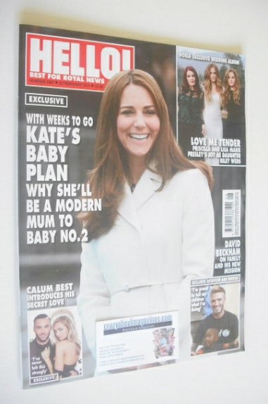 Hello! magazine - The Duchess of Cambridge cover (23 February 2015 - Issue 1367)