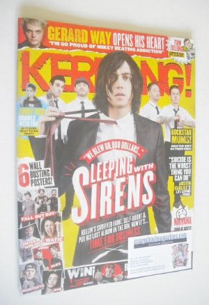 Kerrang magazine - Sleeping With Sirens cover (14 March 2015 - Issue 1559)