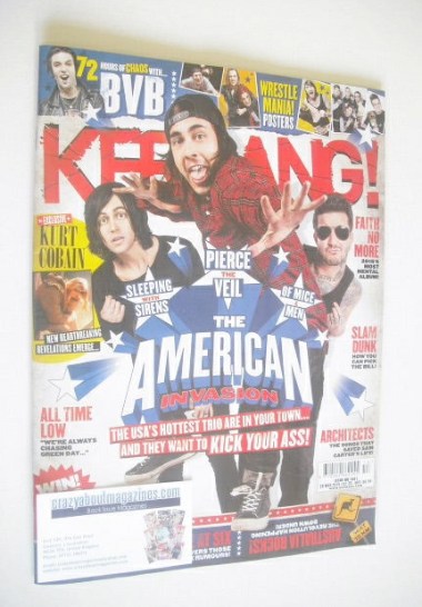 Kerrang magazine - The USA's Hottest Trio cover (28 March 2015 - Issue 1561)