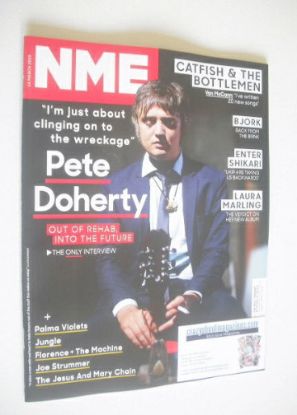 NME magazine - Pete Doherty cover (14 March 2015)