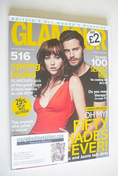 <!--2015-03-->Glamour magazine - Dakota Johnson and Jamie Dornan cover (Mar