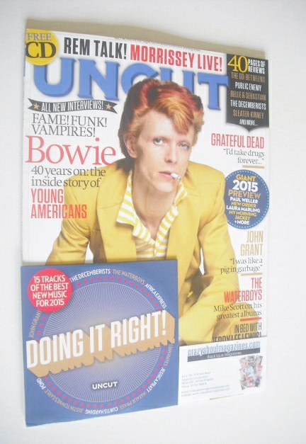 Uncut magazine - David Bowie cover (February 2015)
