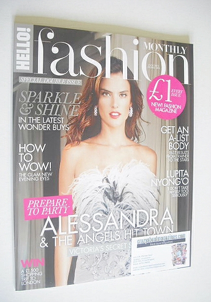 <!--2015-01-->Hello! Fashion Monthly magazine - Alessandra Ambrosio cover (