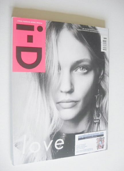 i-D magazine - Sasha Pivovarova cover (Fall 2014)