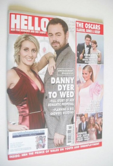 Hello! magazine - Danny Dyer and Joanne Mas cover (9 March 2015 - Issue 1369)