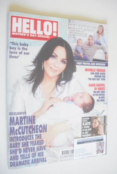 Hello! magazine - Martine McCutcheon and baby Rafferty cover (16 March 2015 - Issue 1370)
