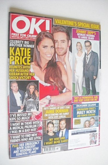 OK! magazine - Katie Price cover (17 February 2015 - Issue 968)