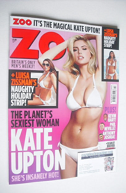 <!--2015-04-03-->Zoo magazine - Kate Upton cover (3-9 April 2015)