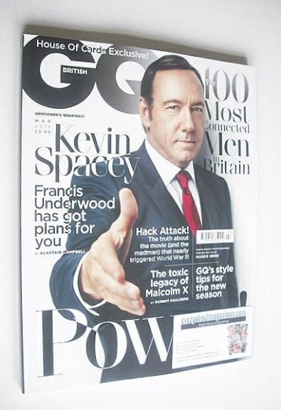 <!--2015-03-->British GQ magazine - March 2015 - Kevin Spacey cover