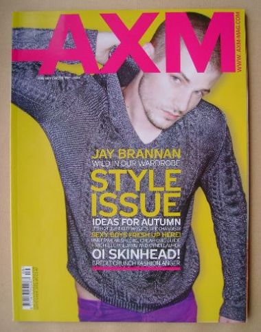 <!--2008-09-->AXM magazine - Jay Brannan cover (September 2008)