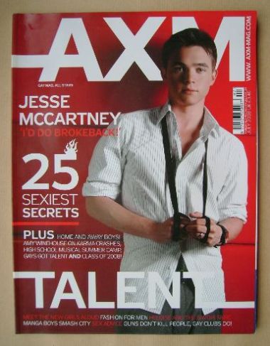 AXM magazine - Jesse McCartney cover (July 2008)