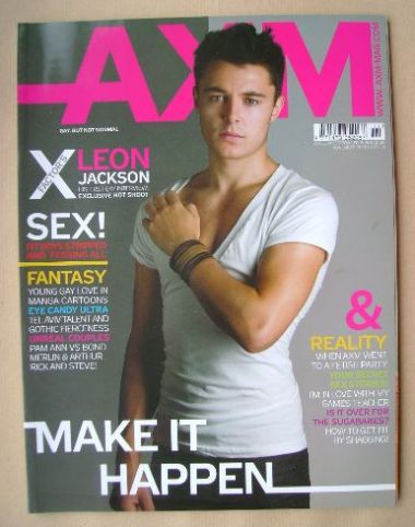 <!--2008-11-->AXM magazine - Leon Jackson cover (November 2008)
