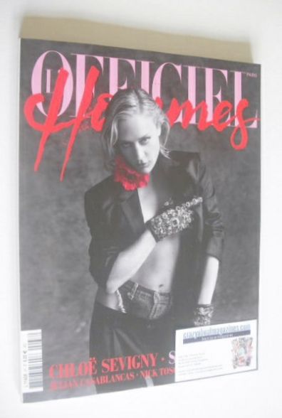 L'Officiel Hommes (Paris) magazine - Chloe Sevigny cover (September-November 2014)