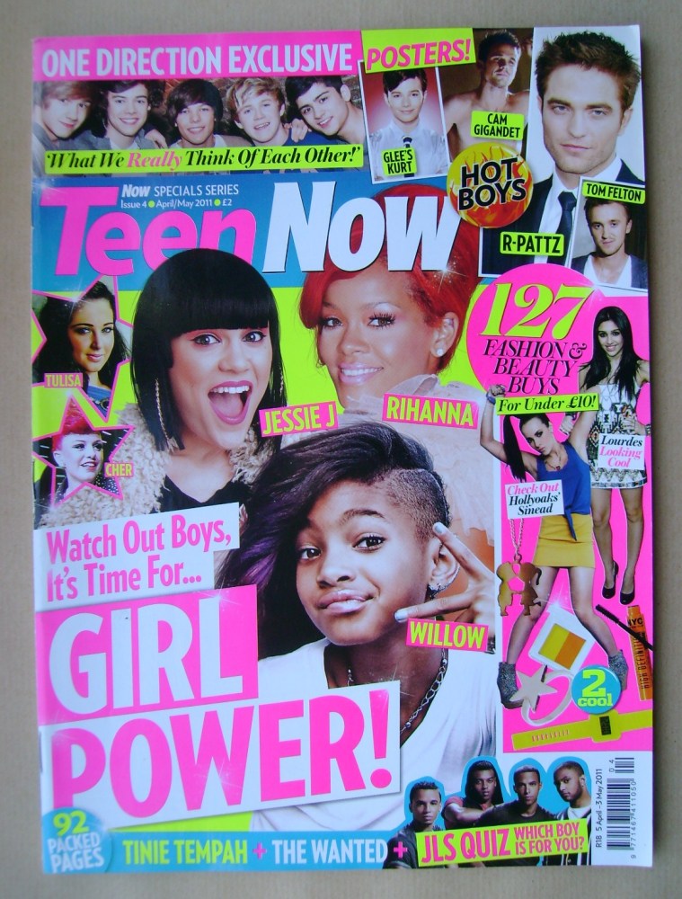 Teen Now magazine - Girl Power! cover (April/May 2011)