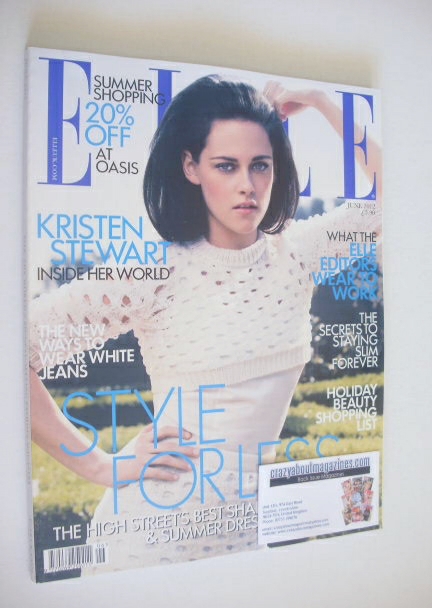 <!--2012-06-->British Elle magazine - June 2012 - Kristen Stewart cover