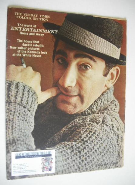 <!--1962-02-11-->The Sunday Times Colour Section magazine - Lionel Bart cov