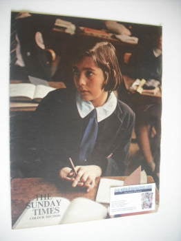 The Sunday Times Colour Section magazine - Pupil at Wycombe Abbey cover (1 April 1962)