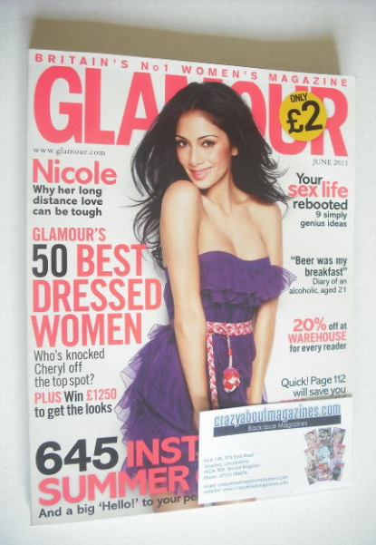 <!--2011-06-->Glamour magazine - Nicole Scherzinger cover (June 2011)