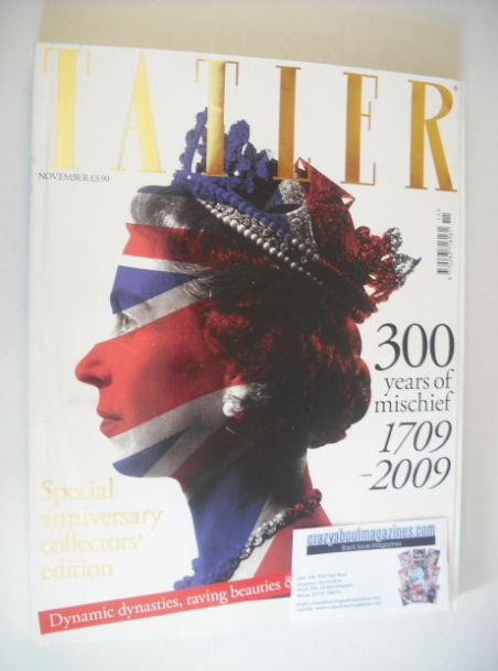 Tatler magazine - November 2009 - Queen Elizabeth II cover