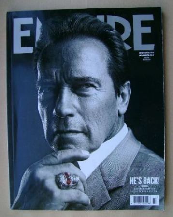 <!--2012-11-->Empire magazine - Arnold Schwarzenegger cover (November 2012 