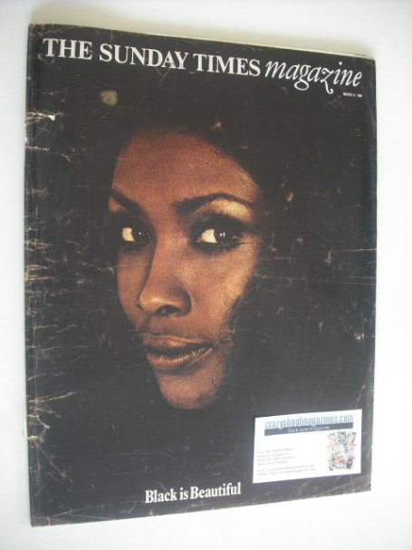 The Sunday Times magazine - Black Is Beautiful cover (9 March 1969)