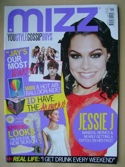 <!--2012-04-05-->MIZZ magazine - Jessie J cover (5-25 April 2012) 