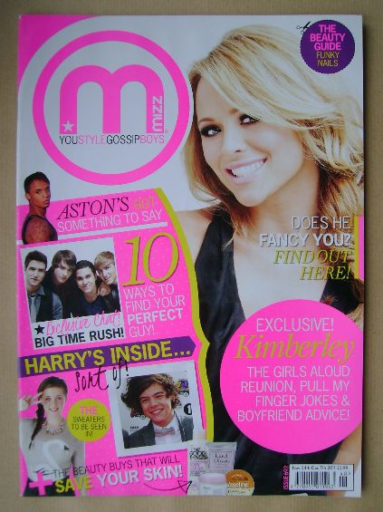 <!--2011-11-24-->MIZZ magazine - Kimberley Walsh cover (24 November - 7 Dec