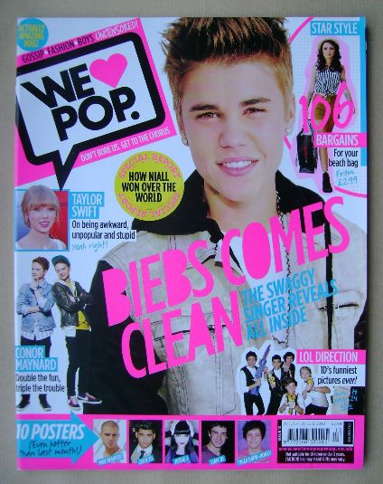 <!--2012-06-27-->We Love Pop magazine - Justin Bieber cover (27 June - 24 J