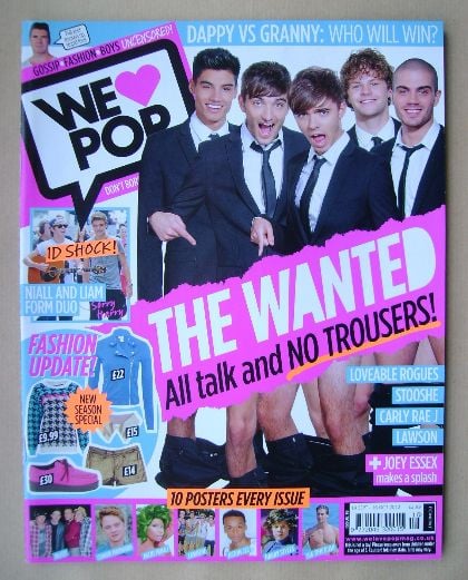 We Love Pop magazine - The Wanted cover (19 September - 16 October 2012)