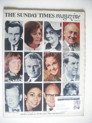 The Sunday Times magazine - Does Ageing Matter cover (19 October 1969)