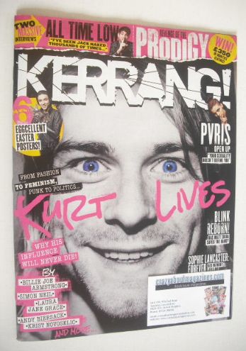 Kerrang magazine - Kurt Cobain cover (4 April 2015 - Issue 1562)
