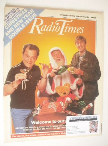Radio Times magazine - Only Fools And Horses cover (21 December 1985 - 3 January 1986)