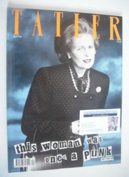 Tatler magazine - April 1989 - Vivienne Westwood cover