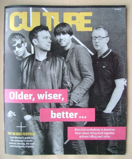 Culture magazine - Blur cover (19 April 2015)