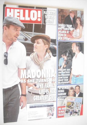 Hello! magazine - Madonna and Guy Ritchie cover (31 August 2004 - Issue 831)