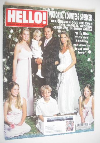 Hello! magazine - Victoria Countess Spencer wedding cover (25 January 2005 - Issue 851)