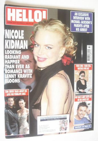 Hello! magazine - Nicole Kidman cover (2 December 2003 - Issue 793)
