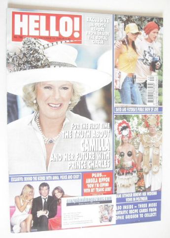 Hello! magazine - Camilla Parker Bowles cover (14 October 2003 - Issue 786)