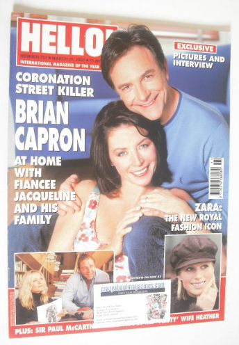 Hello! magazine - Brian Capron cover (25 March 2003 - Issue 757)