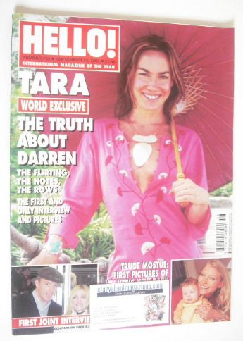 Hello! magazine - Tara Palmer-Tomkinson cover (24 September 2002 - Issue 732)