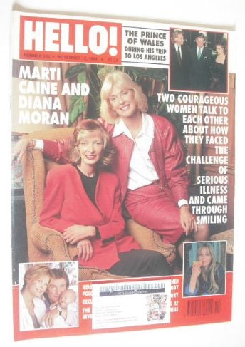 Hello! magazine - Marti Caine and Diana Moran cover (12 November 1994 - Issue 330)