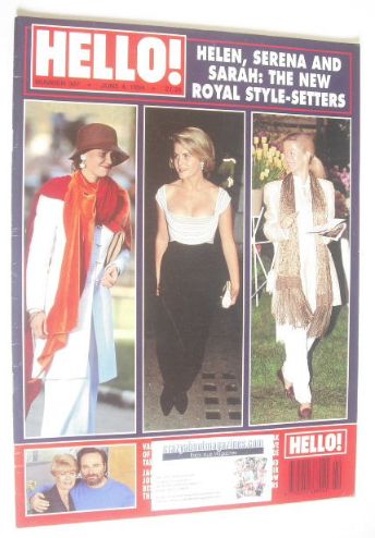 Hello! magazine - Lady Helen Taylor, Sarah Armstrong-Jones and Serena Linley cover (4 June 1994 - Issue 307)