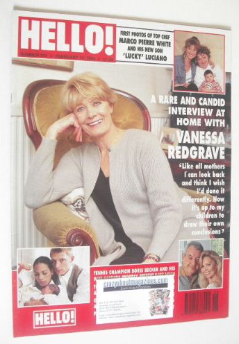 <!--1994-02-12-->Hello! magazine - Vanessa Redgrave cover (12 February 1994