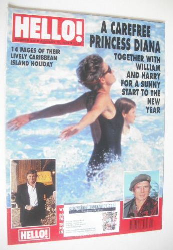Hello! magazine - Princess Diana cover (16 January 1993 - Issue 236)