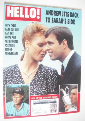 <!--1988-07-30-->Hello! magazine - Prince Andrew and Sarah Ferguson cover (