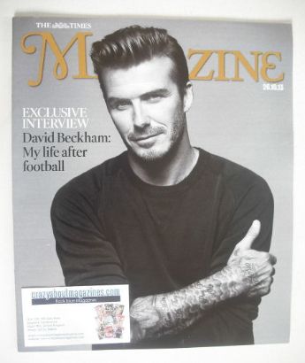 <!--2013-10-26-->The Times magazine - David Beckham cover (26 October 2013)