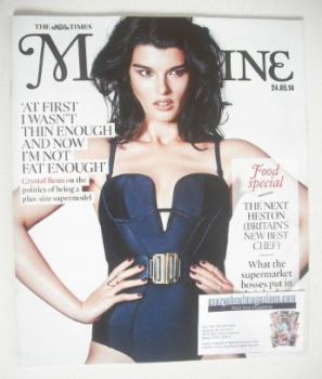The Times magazine - Crystal Renn cover (24 May 2014)