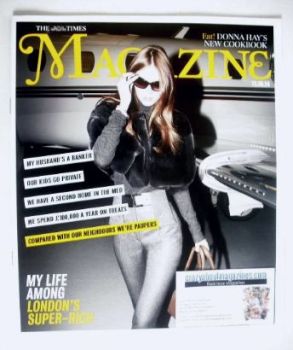 The Times magazine - My Life Among London's Super-Rich cover (11 October 2014)
