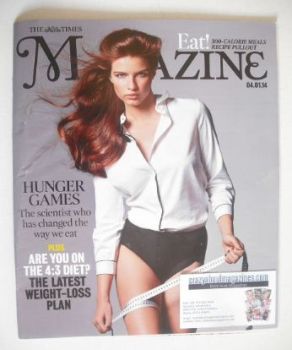 The Times magazine - The Latest Weight-Loss Plan cover (4 January 2014)